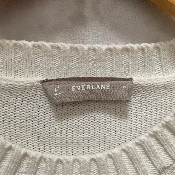 Everlane White Cotton Sweater - Picture 2 of 5